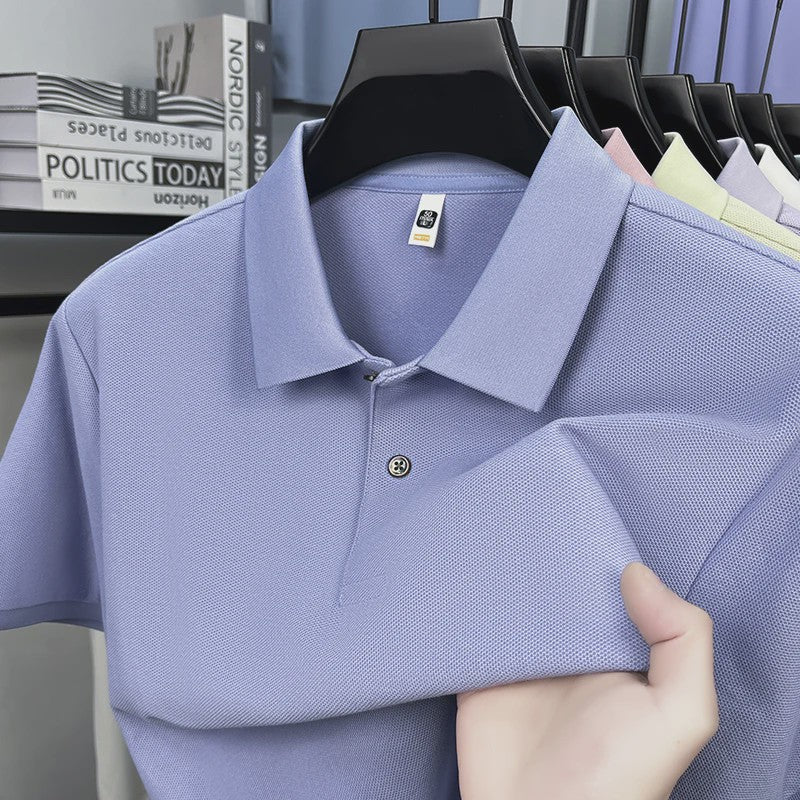 Heren Poloshirt Korte Mouw - 100% Gemerceriseerd Katoen, Ademend & Stijlvol voor Zomer, Golf & Casual