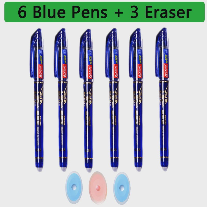 Set van 25 Kawaii Uitwisbare Gelpennen - Vloeiend Schrijven en Wissen voor School & Kantoor