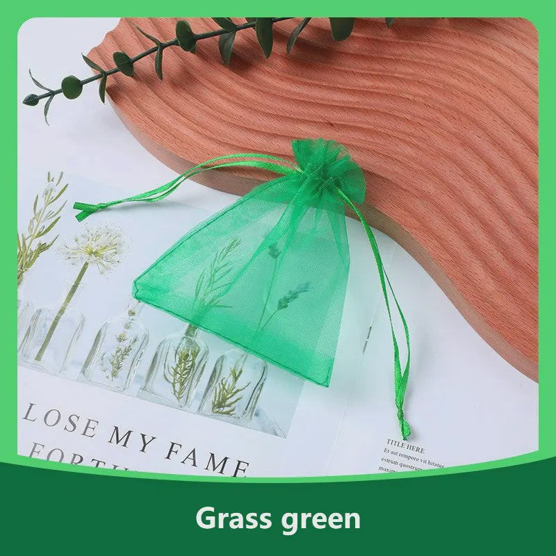 100x Organza Zakjes - Cadeau, Sieraden & Feest - Diverse Maten & Kleuren
