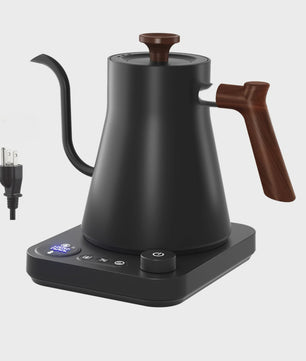 Elektrische Gooseneck Waterkoker 900ML met Temperatuurregeling - Snel Verwarmen