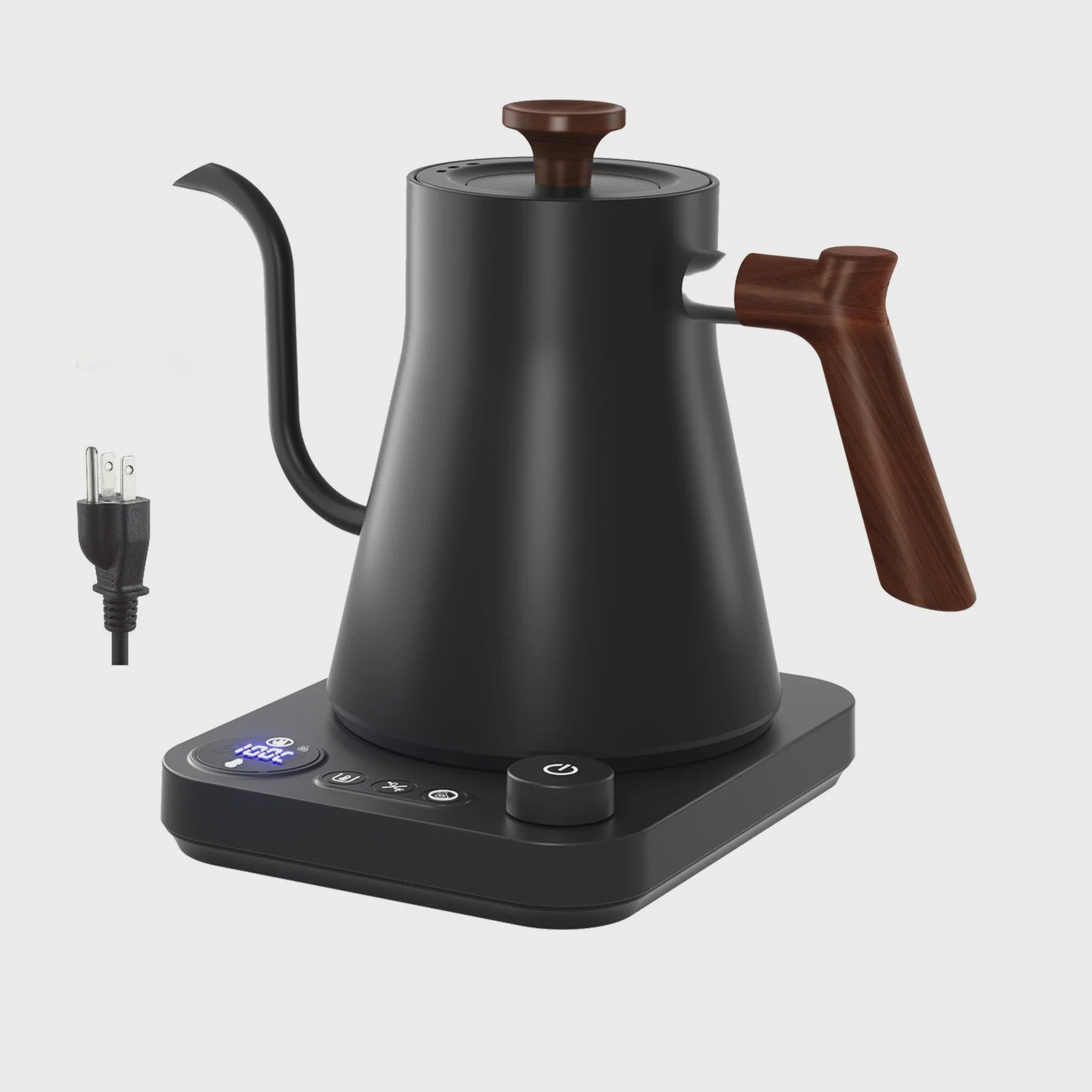 Elektrische Gooseneck Waterkoker 900ML met Temperatuurregeling - Snel Verwarmen