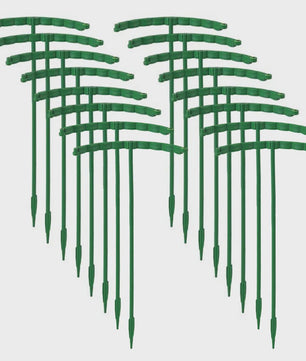Plantensteun Stokken Set - Groen Plastic - Voor Bloemen & Planten