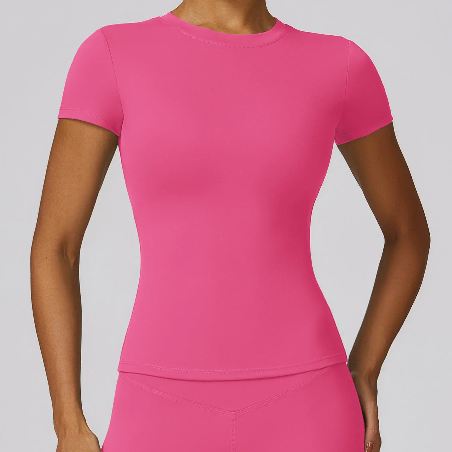 NCLAGEN Sport T-shirt Dames - Ademend & Stretchy Korte Mouw voor Yoga, Fitness & Hardlopen