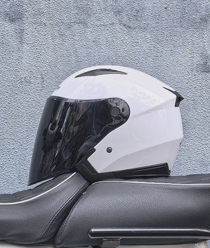 Motorhelm Heren Dames Universeel Vier Seizoenen Dubbel Vizier