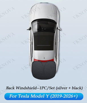 Set Zonneschermen voor Tesla Model 3/Y (2017-2025) - Privacy & UV Bescherming
