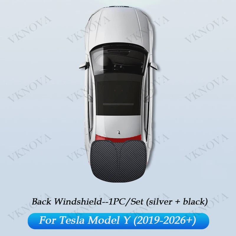 Set Zonneschermen voor Tesla Model 3/Y (2017-2025) - Privacy & UV Bescherming