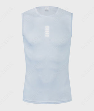 Heren Wielren Base Layer - Sneldrogend en Reflecterend Sportonderhemd