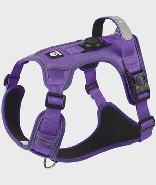 Honden Tuigje met AirTag Houder - Anti-Trek, Reflecterend & Waterdicht Vest voor Kleine/Middelgrote Honden