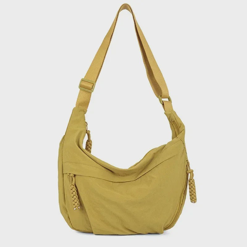 Trendy Dames Schoudertas van Zacht Materiaal - Casual Hobo Crossbody Tas