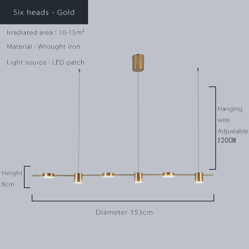 Moderne LED Plafondlamp - Dimbare Hanglamp voor Eetkamer, Keuken & Woonkamer