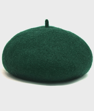 Dames Baret Hoed - Vintage Wol Baret Cap voor Herfst & Winter