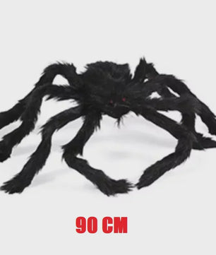 Enorme Pluche Spin Halloween Decoratie - 30cm tot 200cm