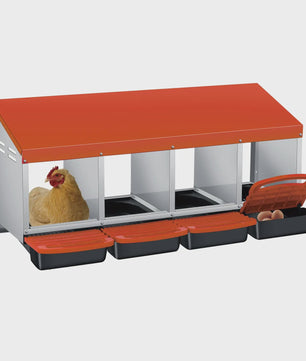 Automatische Nestkast voor Kippen - Wandmontage & Vrijstaand met Eierverzameling