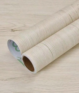 Waterdicht Vinyl Houtnerf Behang 55cm - Zelfklevend Decoratie voor Meubels