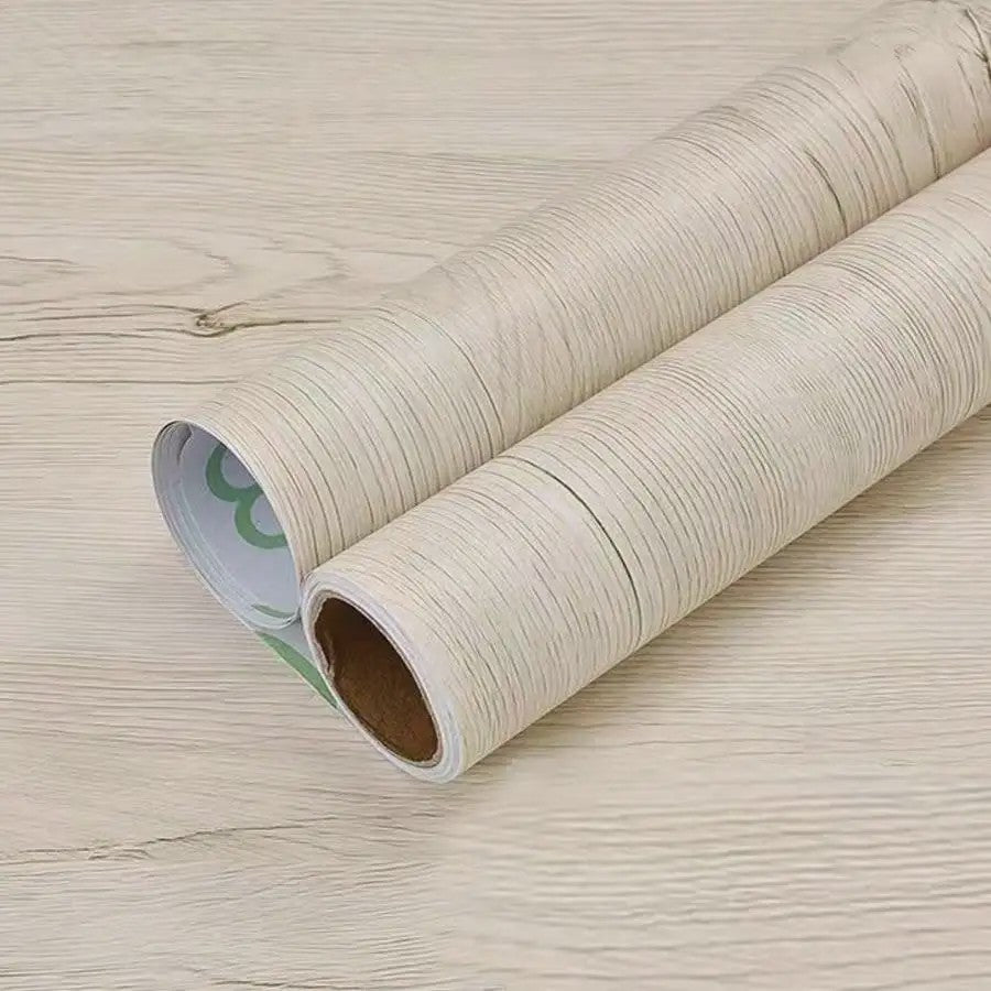 Waterdicht Vinyl Houtnerf Behang 55cm - Zelfklevend Decoratie voor Meubels
