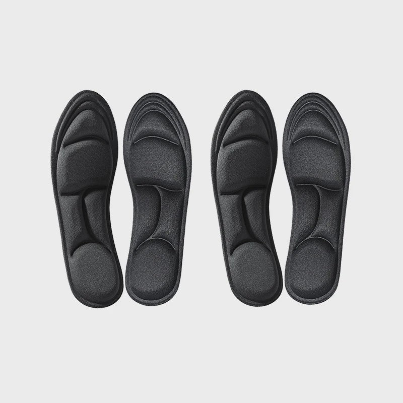 5D Massage Memory Foam Inlegzolen - Ademend, Dempende Steunzolen voor Sport & Dagelijks Gebruik