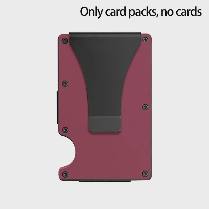 Minimalistische RFID Portemonnee met Geldclip - Slank & Krasbestendig Kaarthouder