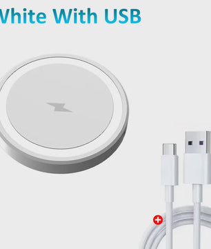 Magnetische Draadloze Oplader Pad voor iPhone Magsafe & AirPods - 15W Snelle Oplaadstation