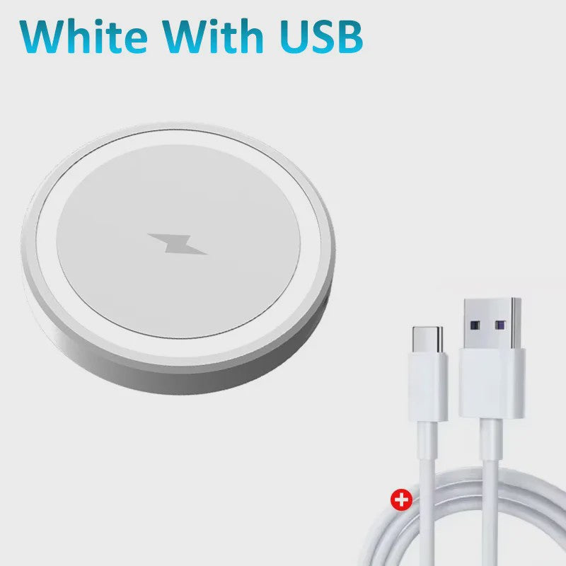 Magnetische Draadloze Oplader Pad voor iPhone Magsafe & AirPods - 15W Snelle Oplaadstation