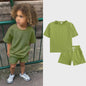 Zomer Set Kinderen: T-shirt met Korte Broek - Jongens & Meisjes Sportkleding Outfit