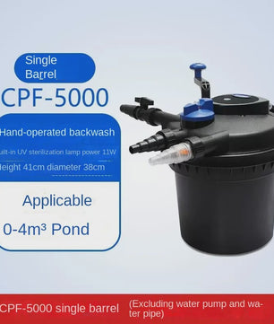 SUNSUN CPA Visvijver Filter Systeem met UV-lamp - Krachtige Watercirculatie voor Koi Vijvers