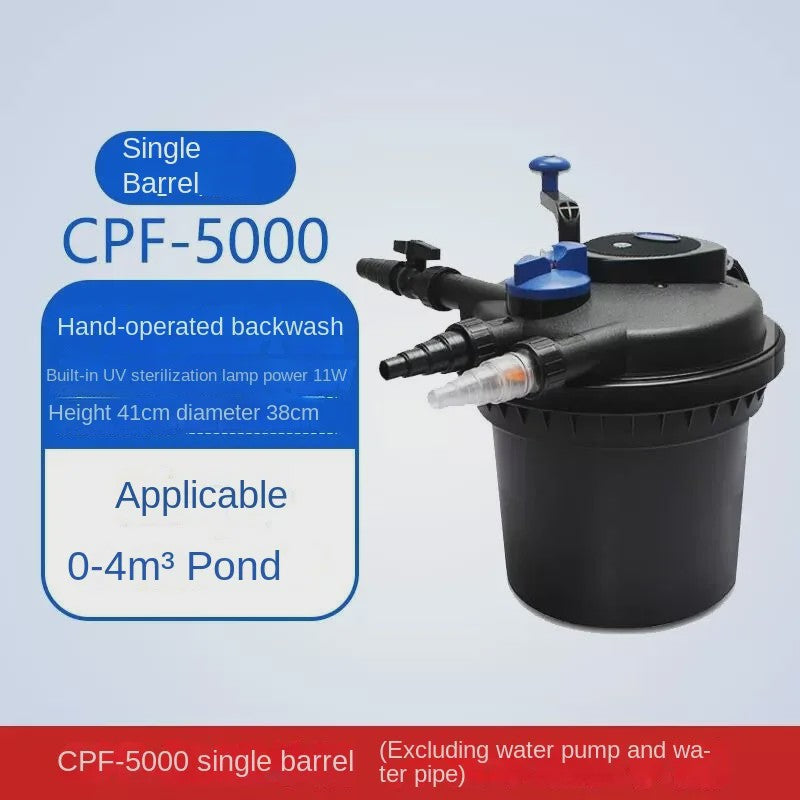 SUNSUN CPA Visvijver Filter Systeem met UV-lamp - Krachtige Watercirculatie voor Koi Vijvers
