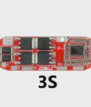 Universele BMS Beschermingsmodule voor 1S tot 5S Li-ion/Lipo Batterijen (10A/25A)