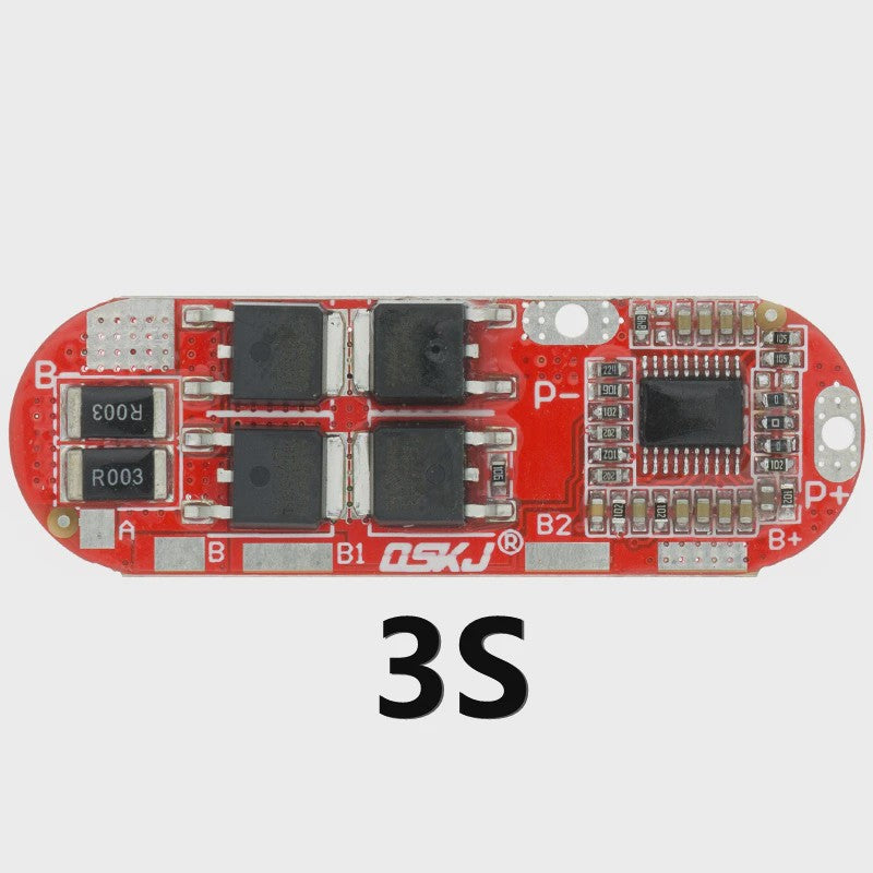 Universele BMS Beschermingsmodule voor 1S tot 5S Li-ion/Lipo Batterijen (10A/25A)