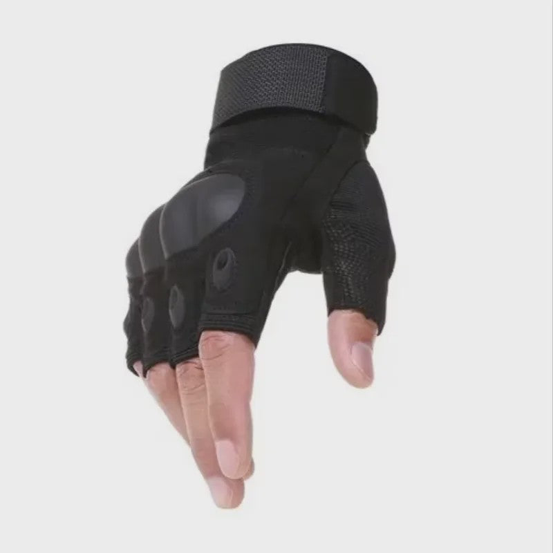Tactische Half-Vinger Handschoenen voor Outdoor Sport, Fitness & Motor - Schokabsorberend