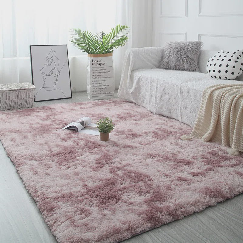 Luxe Witte Pluizige Vloerkleed - Zacht & Antislip voor Woonkamer & Slaapkamer
