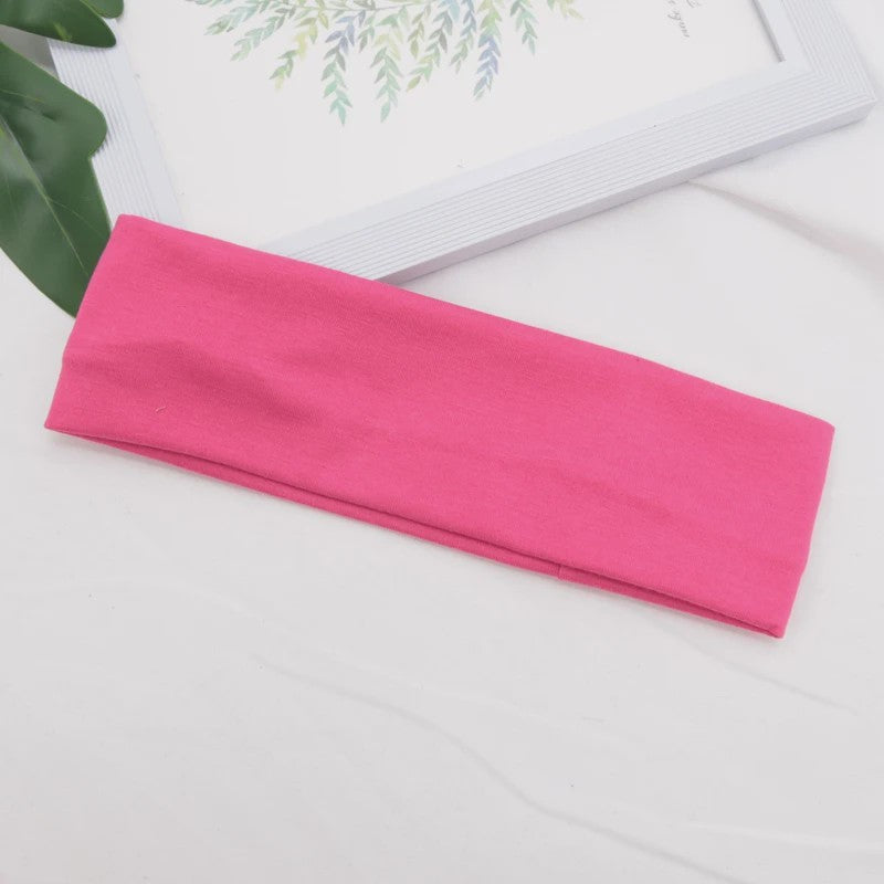 Comfortabele Katoenen Sport Hoofdband - Zweetband voor Dames