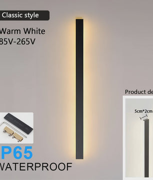 Dimbaar LED Buiten Wandlamp IP65 Waterdicht - 60cm tot 200cm