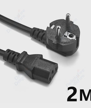 EU Power Kabel IEC C13 Verlengsnoer - 1.2m, 1.5m, 2m, 3m - Voor PC, TV, Monitor, Laptop