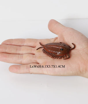 Educatieve Prehistorische Zeedieren Figuren Set: Baculite, Opabinia, Krab & Meer