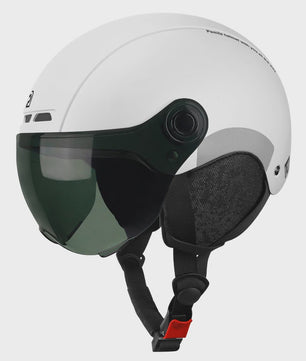 PEMILA Fietshelm Volwassenen met Vizier, Oorbescherming & Reflectie - Veilig & Comfortabel