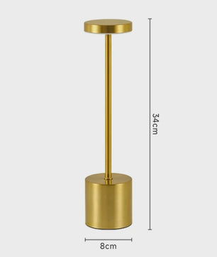 Draadloze LED Tafellamp met Touch Bediening - Oplaadbaar, 3 Kleuren, Dimbaar - Sfeerverlichting