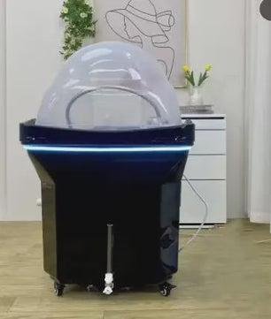 Professionele Haarspoelbak met Watercirculatie en Mobiel Ontwerp