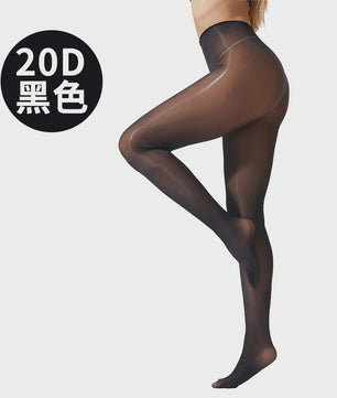 Glanzende 20D Pantyhose met Sparkle - Hoge Taille & Dans Tights
