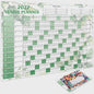 2027 Jaarplanner Kalender - Creatieve Wandkalender & Planner met Stickers