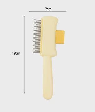 Zelfreinigende Hondentondeuse met één knop - Efficiënte Huisdier Haarverwijderaar & Borstel