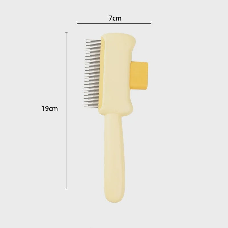 Zelfreinigende Hondentondeuse met één knop - Efficiënte Huisdier Haarverwijderaar & Borstel