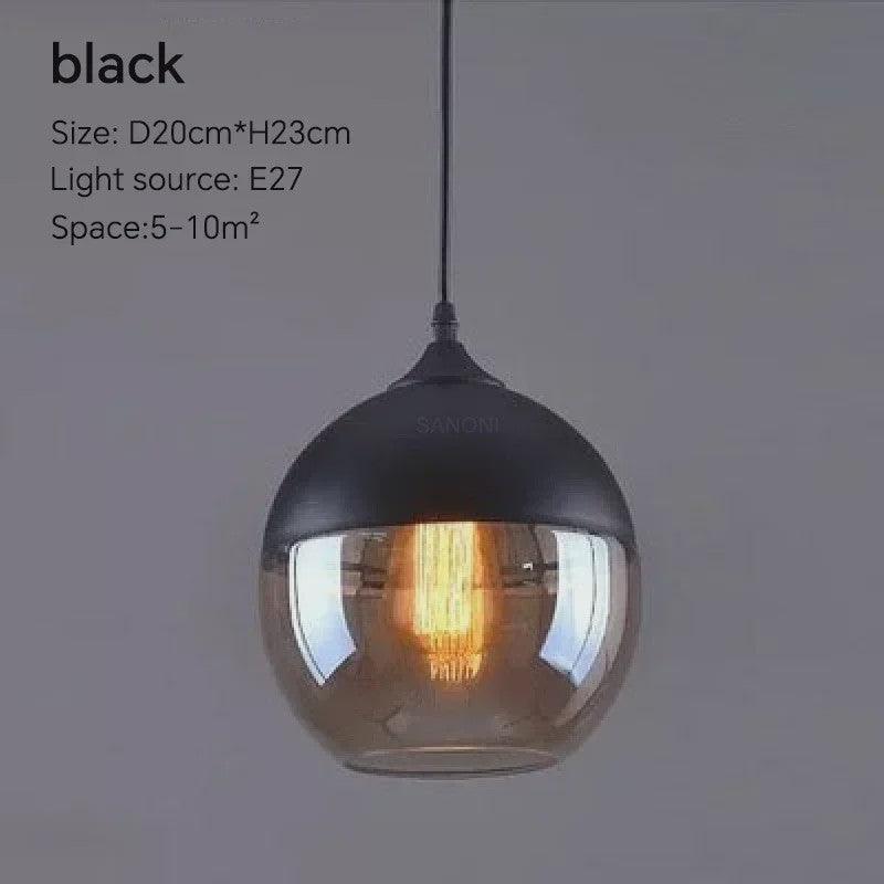 Scandinavische Houten LED Glas Hanglamp - Modern Design voor Woonkamer, Slaapkamer & Eetkamer
