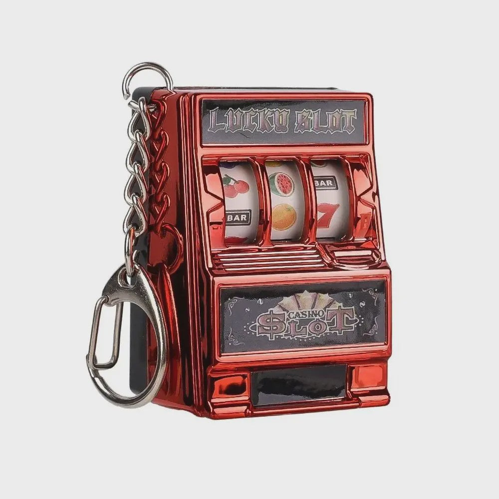 Mini Gokautomaat Sleutelhanger - Speelgoed Jackpot Gadget