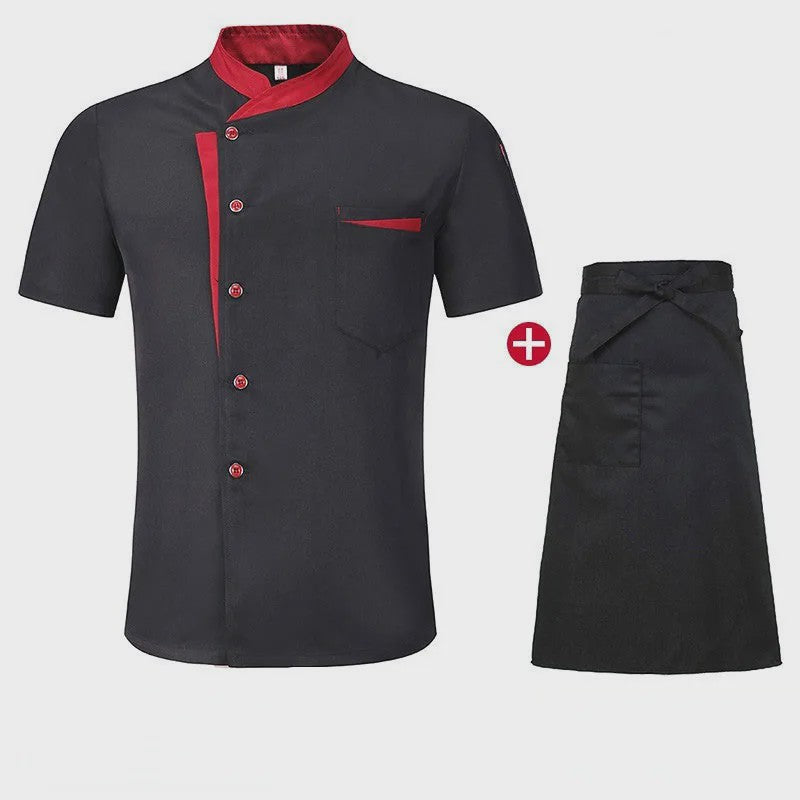 Klassiek Chef Jack met Korte Mouwen - Horeca Uniform voor Heren en Dames