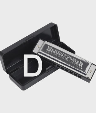 Professionele Diatonische Blues Harmonica - 10 Gaten, 20 Tonen, Inclusief Koffer