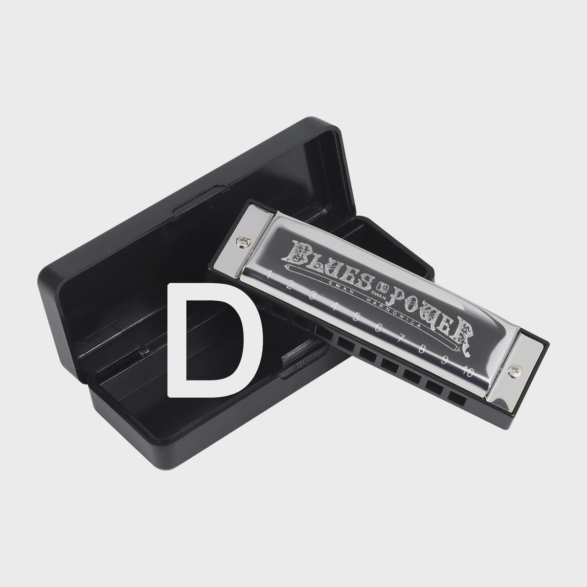 Professionele Diatonische Blues Harmonica - 10 Gaten, 20 Tonen, Inclusief Koffer