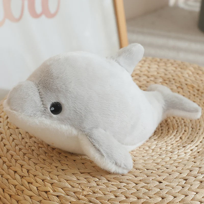 Kawaii Pluche Dieren Knuffels: Walvis, Dolfijn, Haai & Zeehond - 28cm