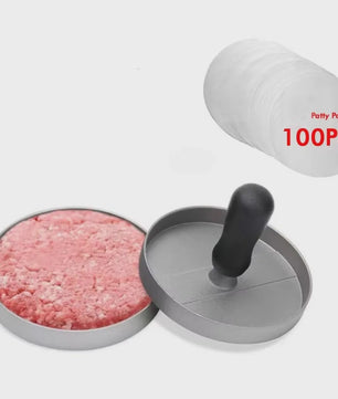 Aluminium Burgerpers voor Perfecte Hamburgers - Ideaal voor BBQ & Keuken