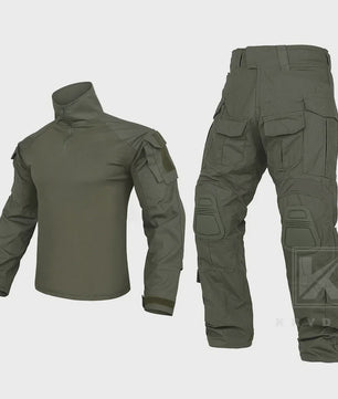 Tactisch Uniform Set: G3 Combat Shirt & Cargo Broek met Kniebeschermers - Heren