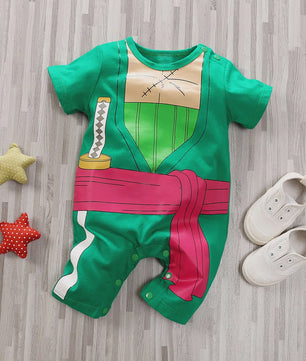 Baby Jumpsuit met Anime Print - Katoen - Zomerkleding 0-18 Maanden